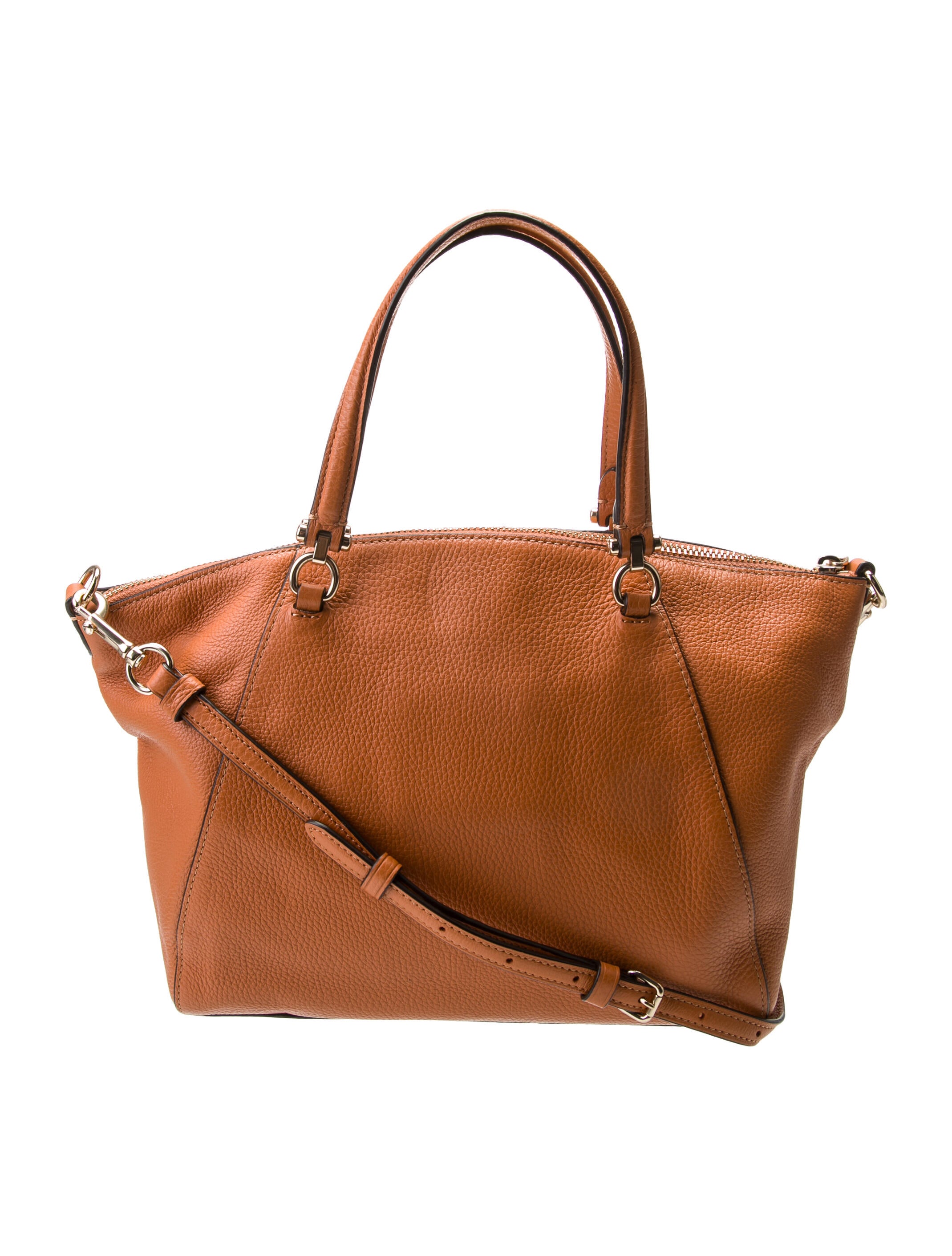 Coach Leather Top Handle Bag